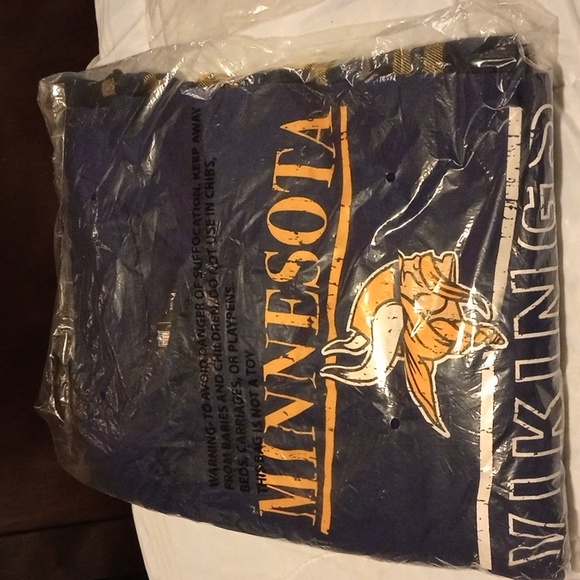 Men NFL Pajamas Minnesota Vikings 2XL& Slippers size 11 - Picture 6 of 7